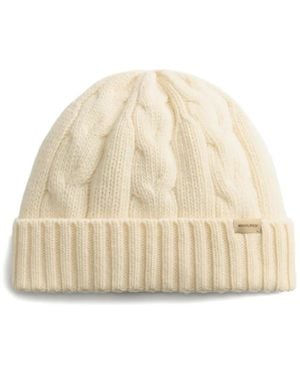 Woolrich Cable-Knit Beanie - Natural