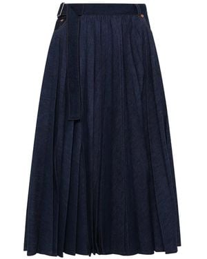 Sacai Denim Skirt - Blue