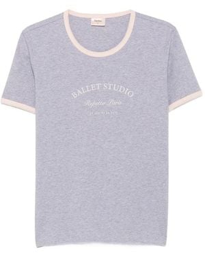 Repetto Logo-Print T-Shirt - Purple