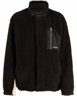 Ambush Two-Tone Teddy Jacket - Black