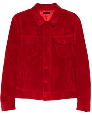 Tom Ford Western Patch-Pocket Jacket - Red
