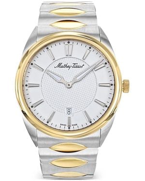 Mathey-Tissot Classic Two-Tone 42Mm Watch - Metallic