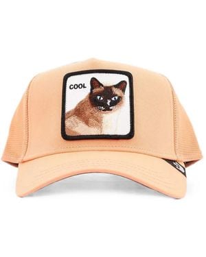 Goorin Bros Cat-Patch Mesh-Panel Trucker Hat - Natural