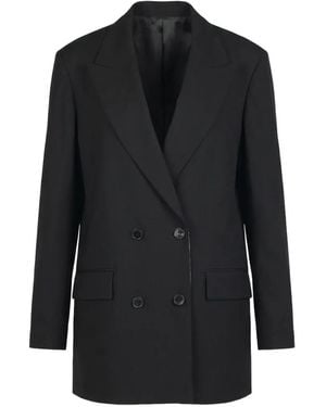 Valentino Garavani Double-Breasted Pocket Blazer - Black