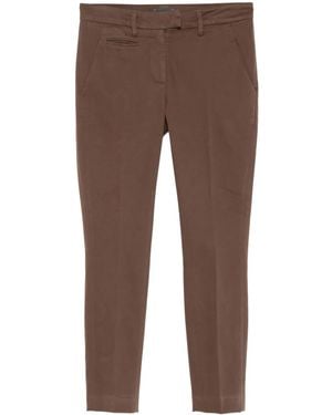 Dondup Pocket-Detail Pants - Brown