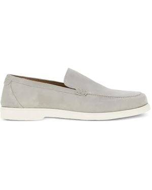 Loake Tuscany Suede Loafers - White