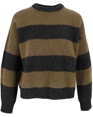 Weekend by Maxmara Tuono Horizontal-Stripe Jumper - Black