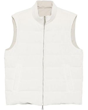 Eleventy Chaleco De Pana - Blanco
