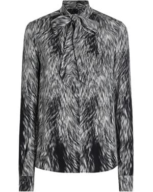Dolce & Gabbana Animal-Print Blouse - Gray