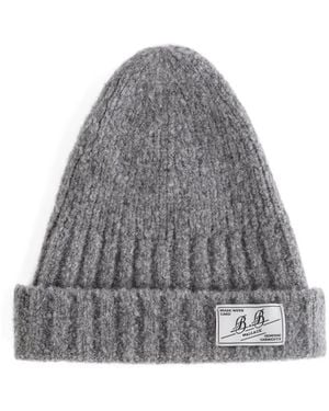 B.B. Wallace Shore Ribbed Beanie Hat - Grey