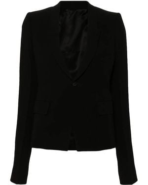 Rick Owens Blazer Met Enkele Rij Knopen - Zwart