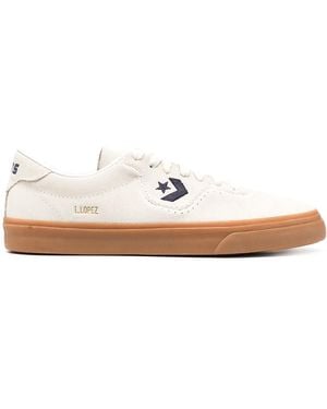 Converse Embroidered Logo Low-Top Trainers - White