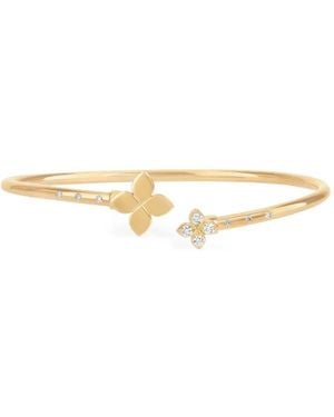 Roberto Coin Princess Flower Armband Mit Diamanten - Mettallic