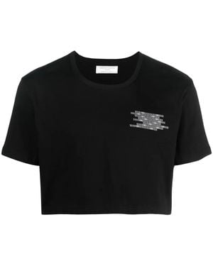 Societe Anonyme クロップド Tシャツ - ブラック