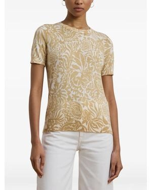 Ralph Lauren Haut À Fleurs - Natural