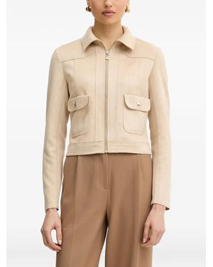 Morgan Jacke Mit Reißverschluss - Natur