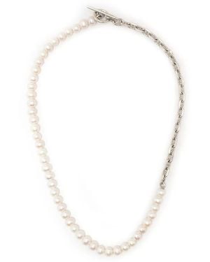 M. Cohen Collier Perla Marinia À Perles - Blanc