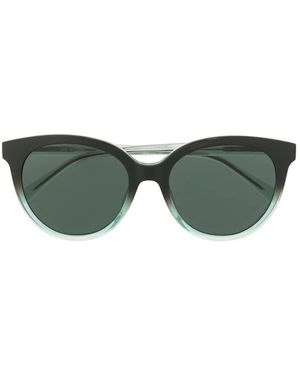 Love Moschino Transparent-Frame Cat-Eye Sunglasses - Green