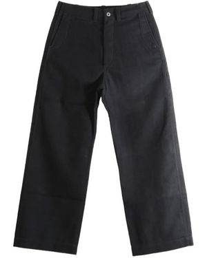 TAIGA TAKAHASHI Wide-Leg Trousers - Black
