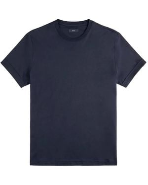 Fay Cotton Jersey T-Shirt - Blue