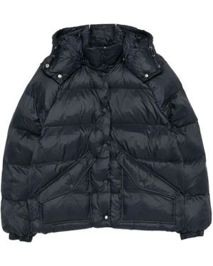 Samsøe & Samsøe Hooded Puffer Jacket - ブルー