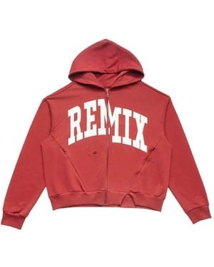 Spencer Badu Remix Zip-Up Hoodie - Red