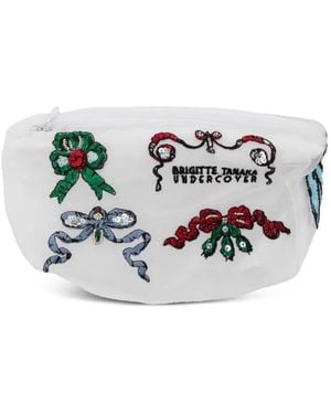 Undercover X Brigitte Tanaka Embroidered Wallet - White