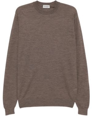John Smedley Pullover Mit Rundhalsausschnitt - Braun