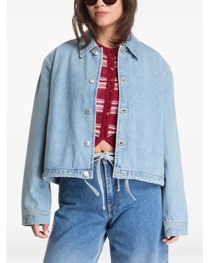 Samsøe & Samsøe Drawstring-Hem Jacket - Blue