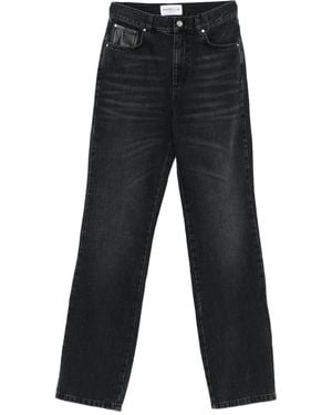 Marella Jeans mit Ledertasche - Schwarz