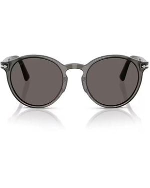 Persol Round-Frame Sunglasses - Grey