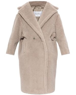 Max Mara Teddy Bear Icon Coat - Natural