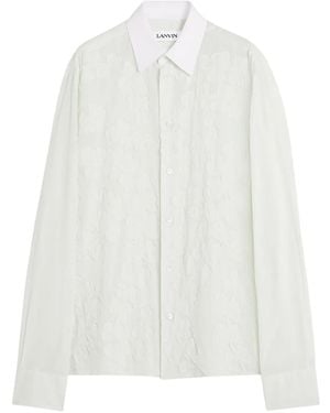 Lanvin フローラル シャツ - ホワイト