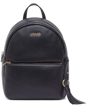 Liu Jo Logo-Plaque Backpack - Blue