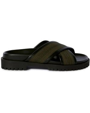 Off-White c/o Virgil Abloh Cross-Strap Sandals - Black