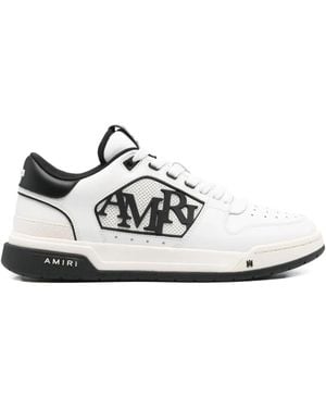 Amiri Classic Low Logo-Detail Leather Trainers - White