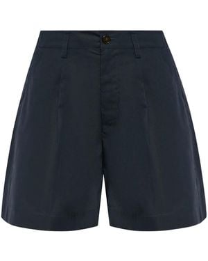 Woolrich Shorts mit hohem Bund - Blau
