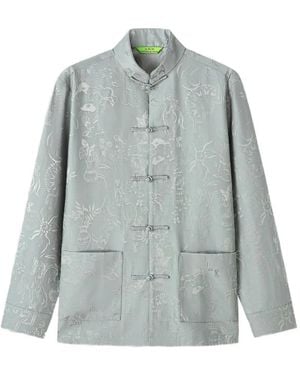 Shanghai Tang Long Sleeve Shirt - Blue