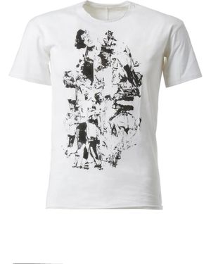 L'éclaireur Abstract Print T-shirt - White
