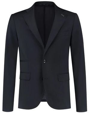 PAUL ZEIST Wool Blazer - Blue