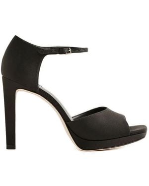 Reformation Gloria Silk Sandals - Black
