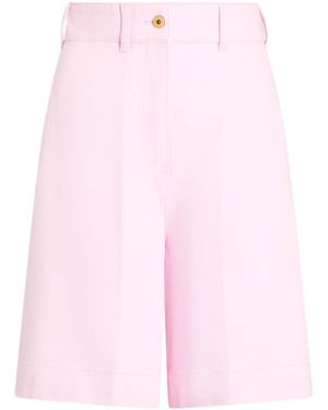 Patou Button-Fastening Shorts - Pink