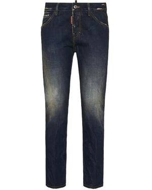 DSquared² Dark Desert Dust Wash Cool Girl Jeans - Blue