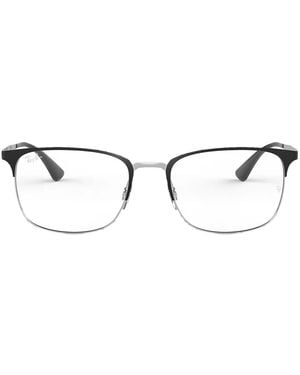 Ray-Ban Square-Frame Glasses - White