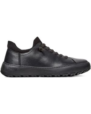Camper Peu Serra Leather Sneakers - Black
