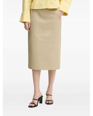 Day Birger et Mikkelsen Panelled Midi Skirt - Natural