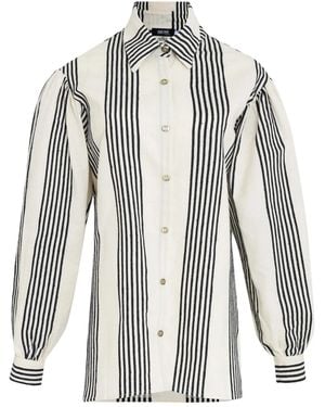 Amir Slama X Jade Picon Striped Shirt - White