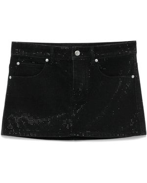 Alexander Wang Minigonna Con Decorazione - Nero
