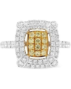 HYT Jewelry 18K And Platinum Diamond Ring - White