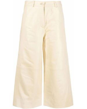 Holzweiler Cropped-Leg Pants - Yellow